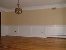 "Recessed Panel Wainscot NJ New Jersey" and 3 Layer Crown Molding